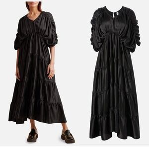 ★NWT Org.$880 Merlette ESSENDINE Dress Black XS★